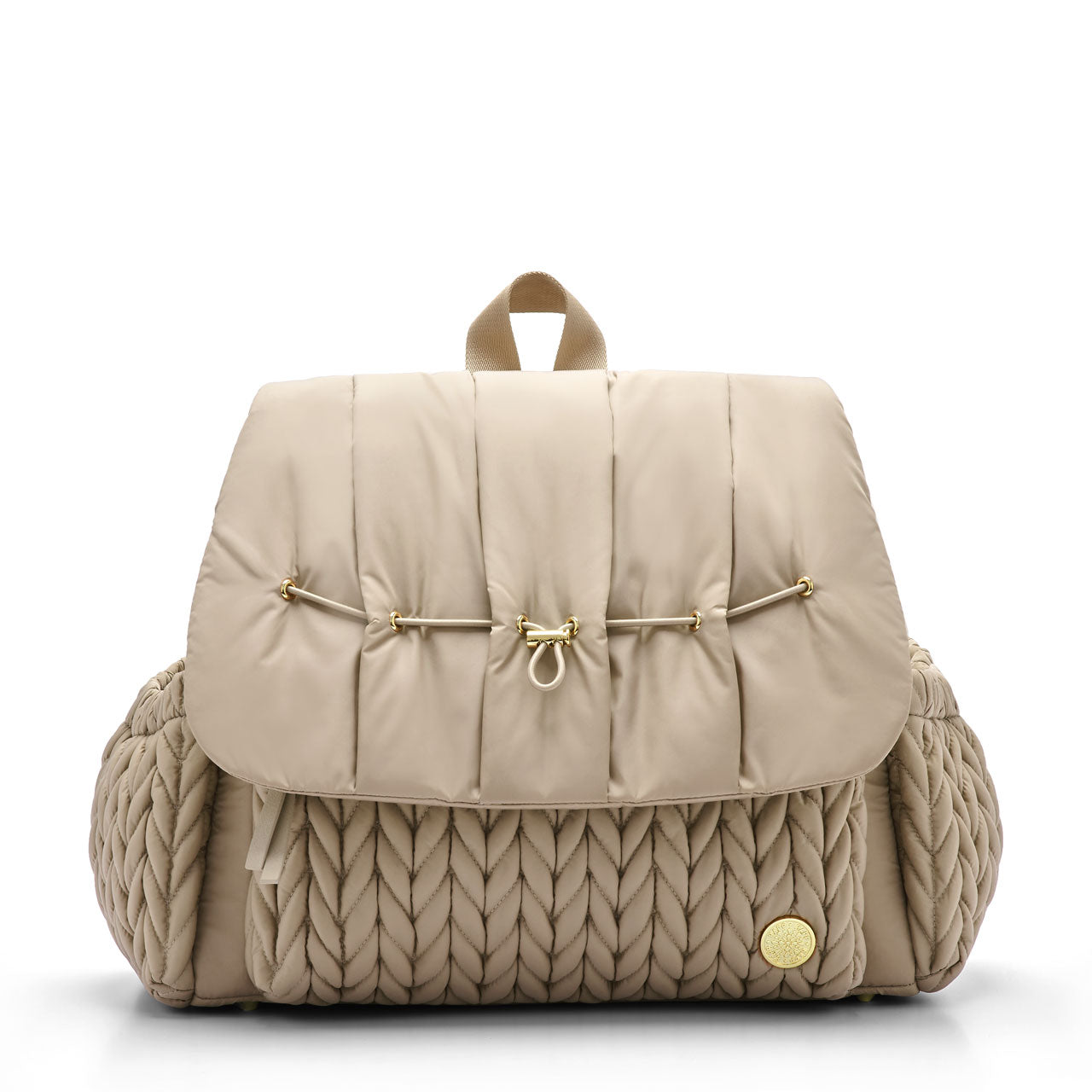 Levy Backpack Beige — shop and try on with AI characters