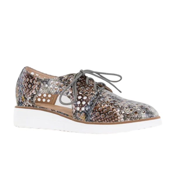 Django & Juliette Women's Onstage Pink Multi Leather — shop and try on with AI characters
