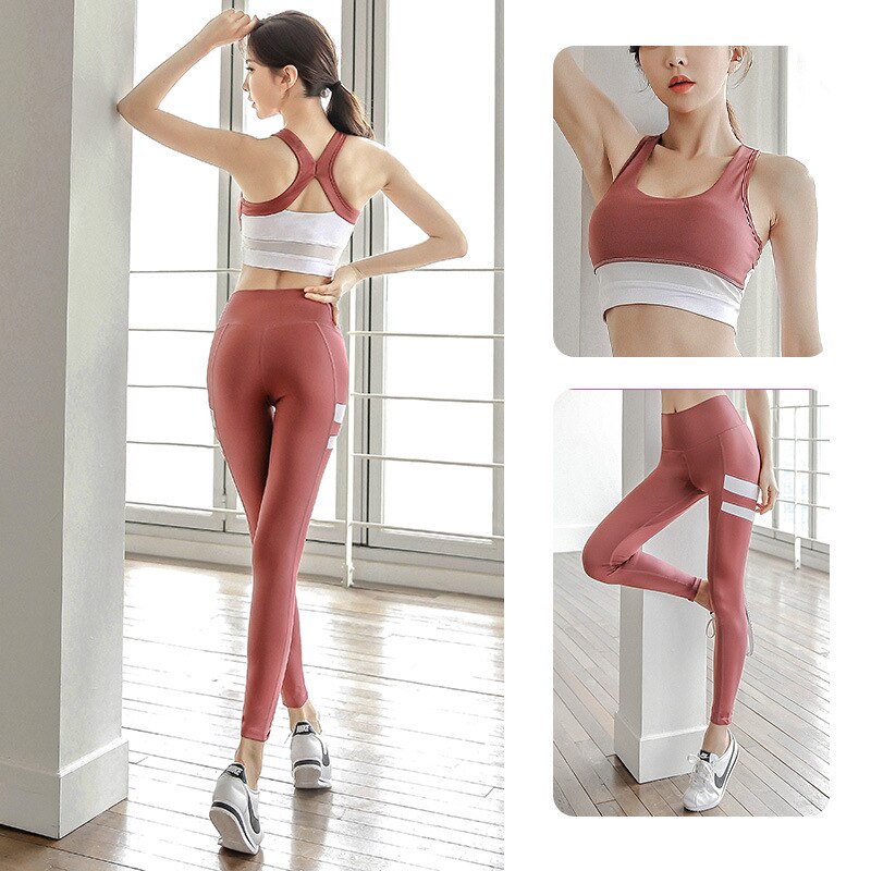 Yoga Sets Women Sportswear Gym Workout Clothing New Quick-Dry Gym Workout Running Suits — shop and try on with AI characters