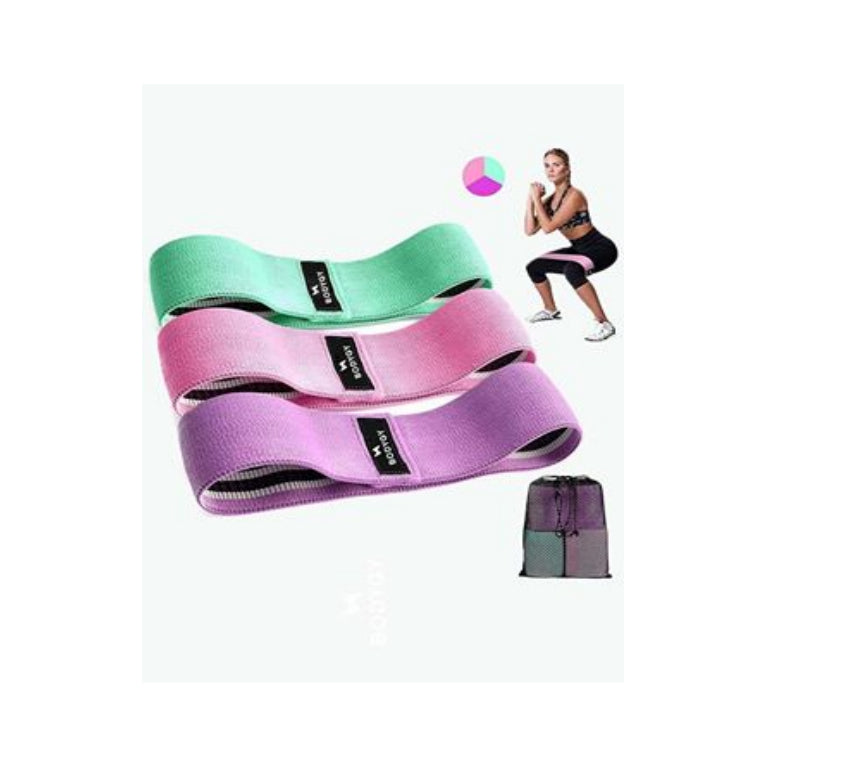 Latex Hip Circle Resistance Band for Squats, Glutes & Leg Training — shop and try on with AI characters