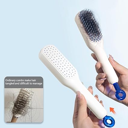 Self-Cleaning Hair Brush — shop and try on with AI characters