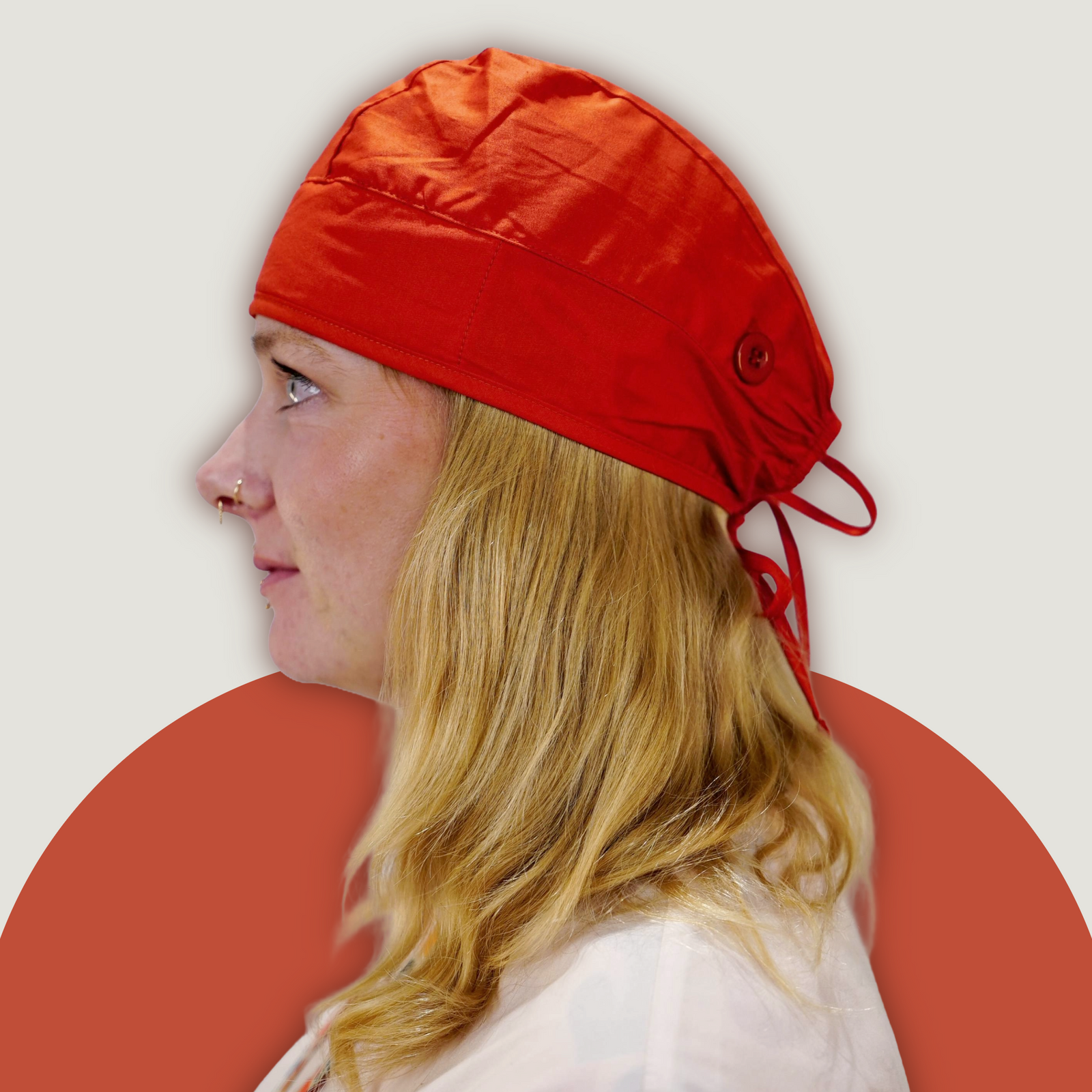Rust Scrub Cap — shop and try on with AI characters