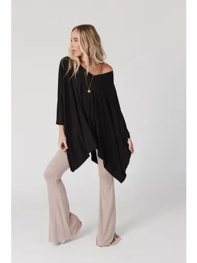 Boho Top - Black — shop and try on with AI characters