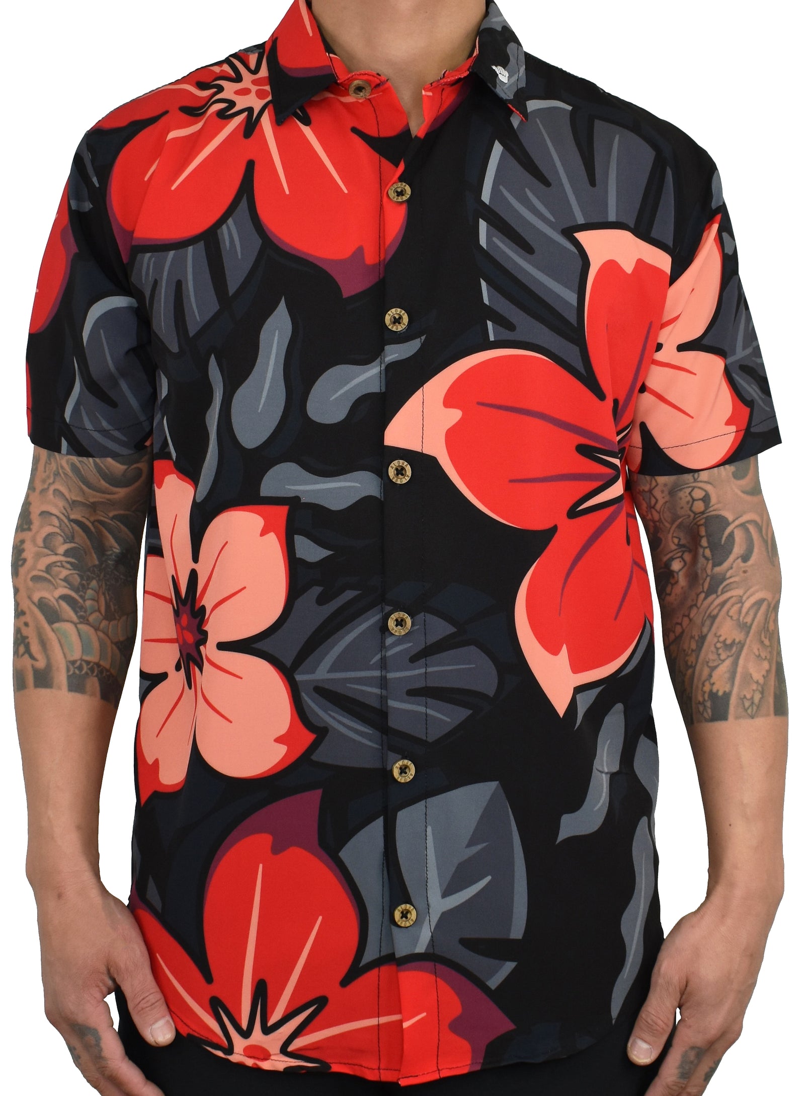 'Hana Hou! - Lava' ULTRA Aloha (Hawaiian) Shirt - FINAL SALE — shop and try on with AI characters