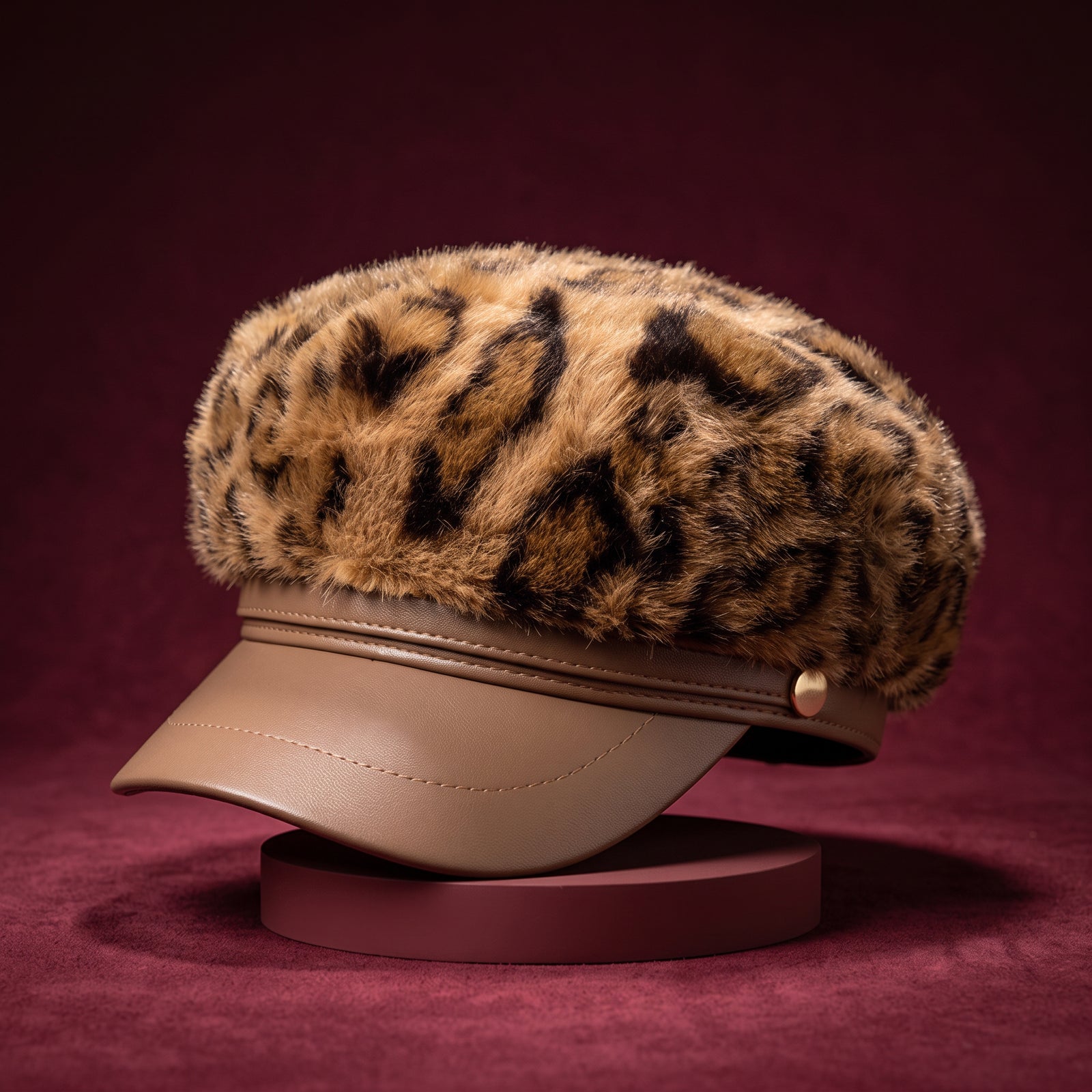 Francine Leopard Hat — shop and try on with AI characters