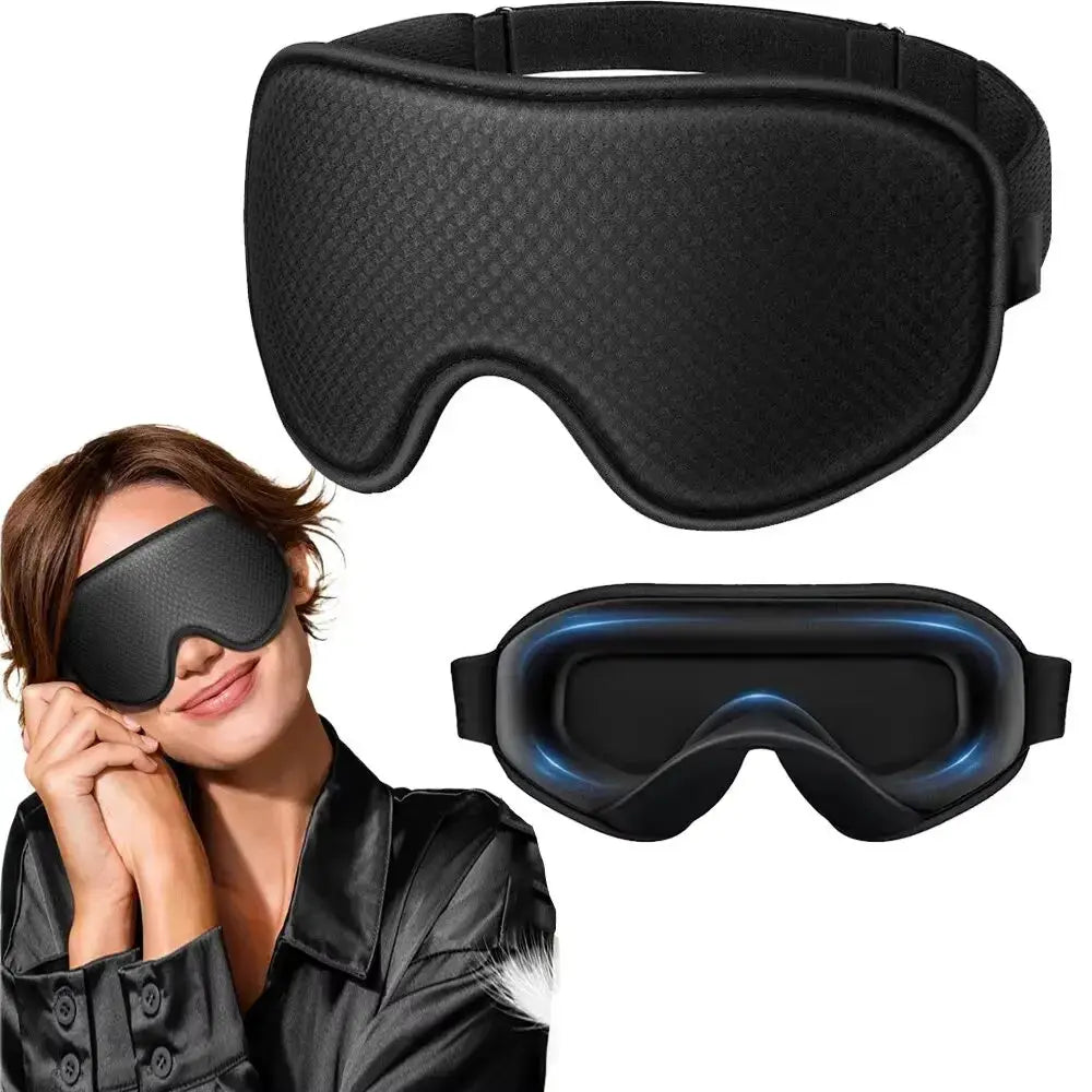 Sleep Mask Blackout Eye Mask for Sleep - 3D Breathable Soft Comfortable Eye Mask for Sleeping- Adjustable strap Unisex — shop and try on with AI characters