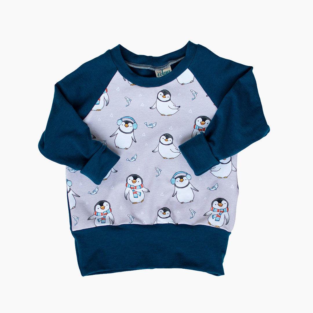 Penguin Grow-With-Me Pullover — shop and try on with AI characters