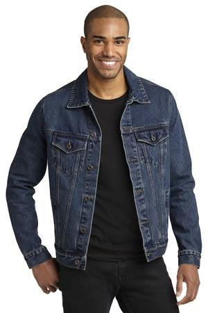 Port Authority Men's Authentic Denim Jacket SM-4XL — shop and try on with AI characters