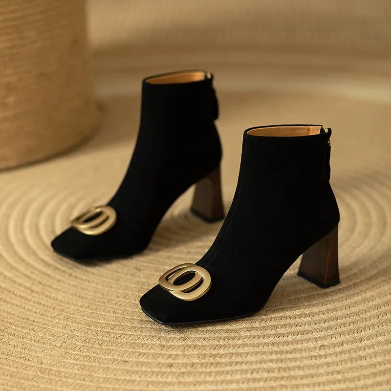 Opium Velvet Boots — shop and try on with AI characters