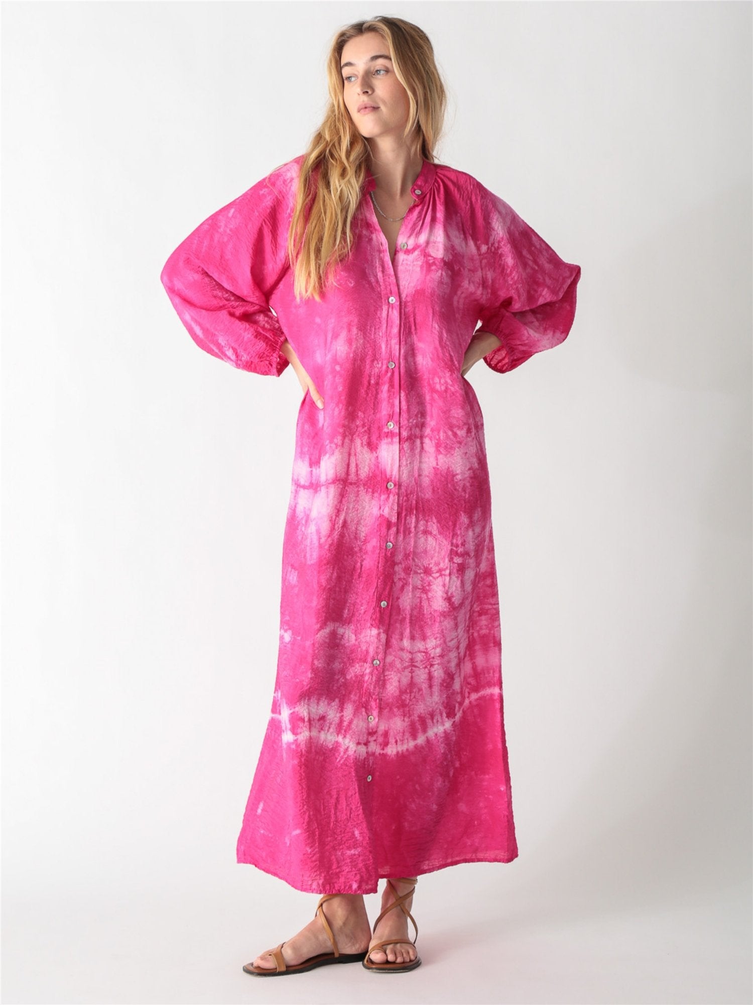 Anabelle Dress - Hot Pink — shop and try on with AI characters
