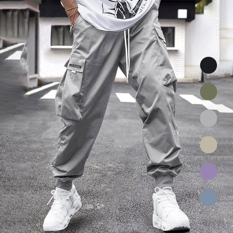 🎁 Hot Sale 50% OFF 🔥Men's Casual Loose Vintage Flap Pocket Jogger Pants — shop and try on with AI characters
