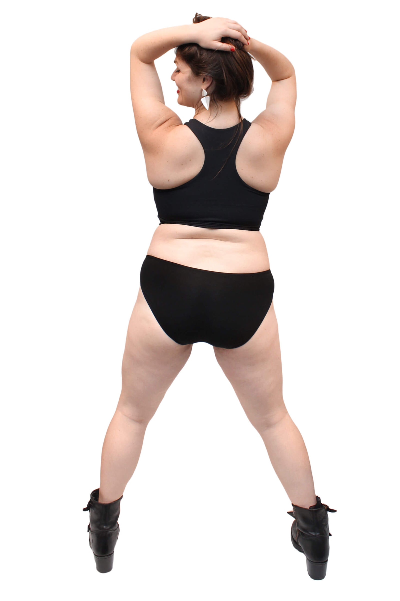 Reversible Lycra Soft Binder -pumpernickel — shop and try on with AI characters