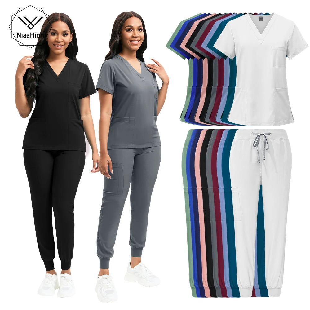 Niaahinn Unisex Breathable Jogger Scrub Set — shop and try on with AI characters