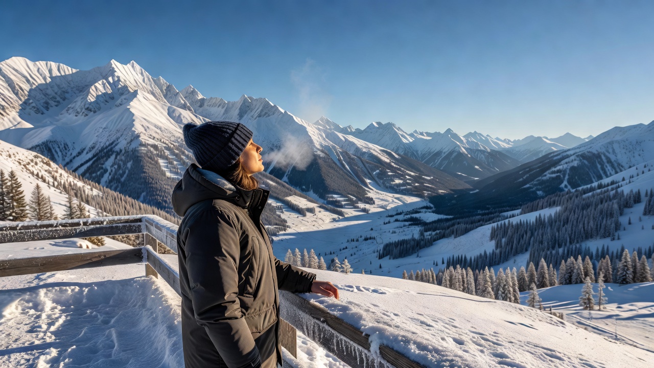 Snowy mountains