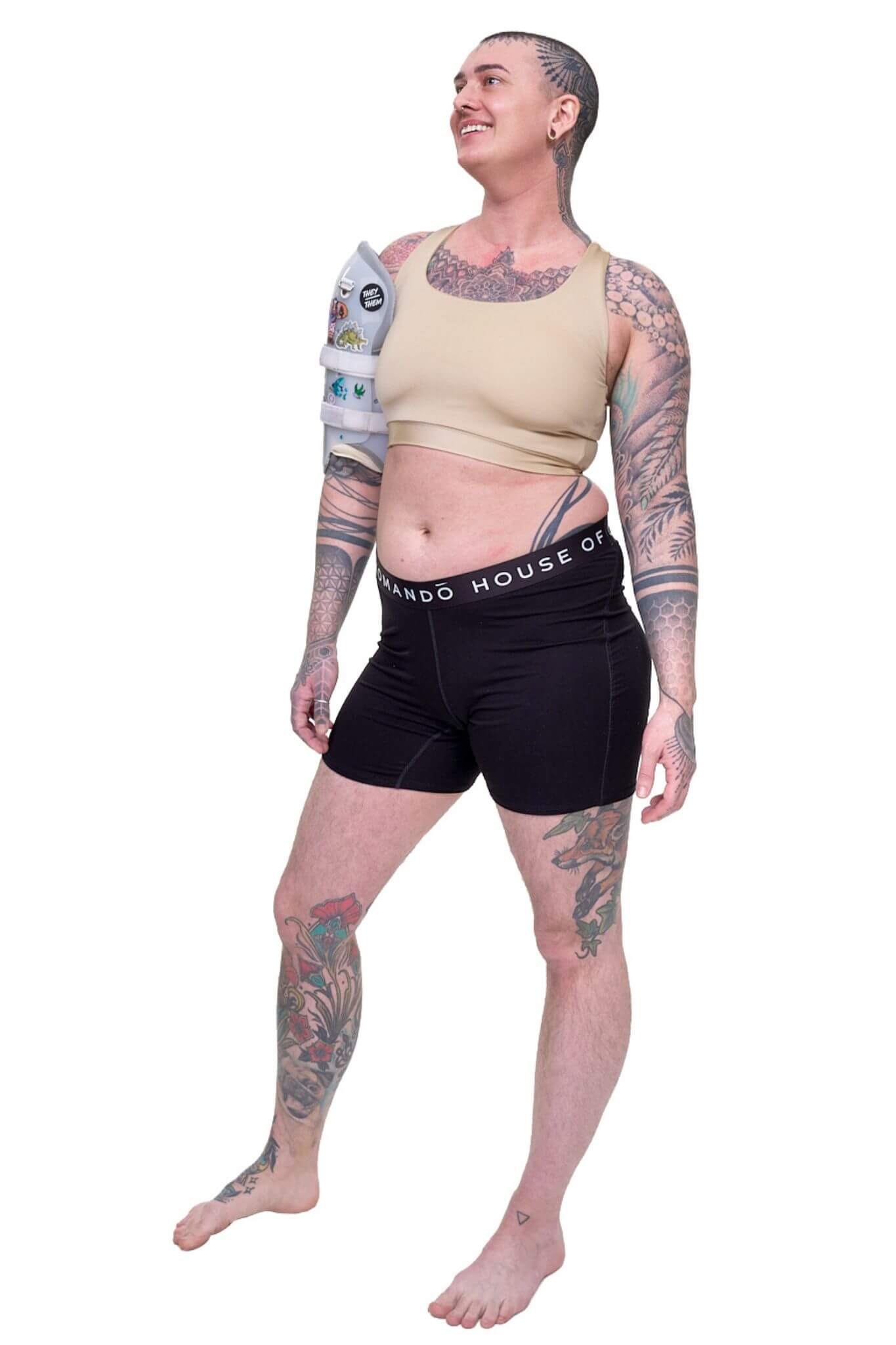 Reversible Lycra Soft Binder - Mashed Potato — shop and try on with AI characters