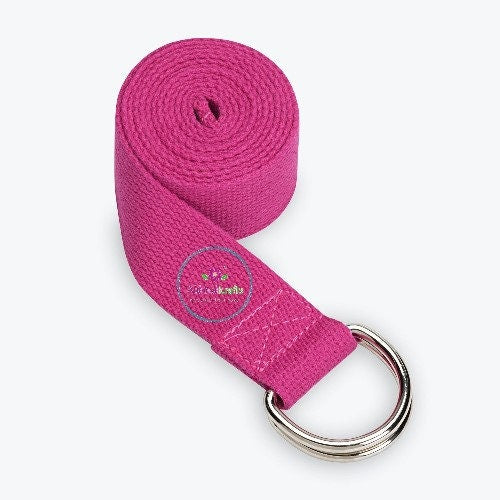 Handwoven Cotton Yoga Strap: Extra Long with D-Ring — shop and try on with AI characters