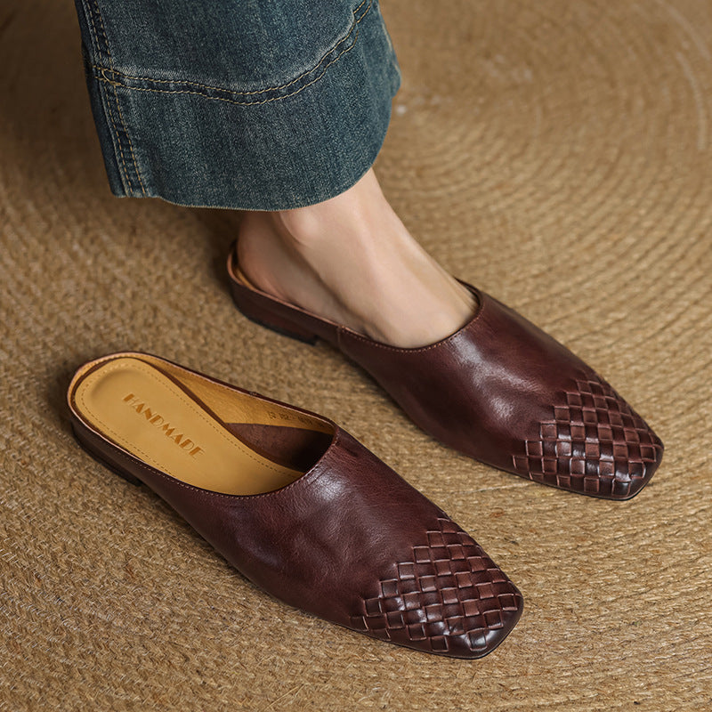 Viola Geniune Leather Mules — shop and try on with AI characters