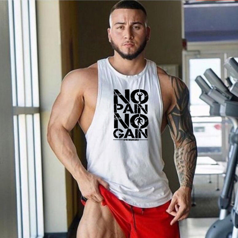 Men's Bodybuilding Gym Training Vest — shop and try on with AI characters