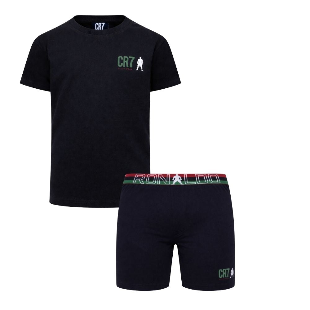 CR7 Underwear – Pijama de Menino 100% Algodão Premium (T-shirt + Calção) — shop and try on with AI characters