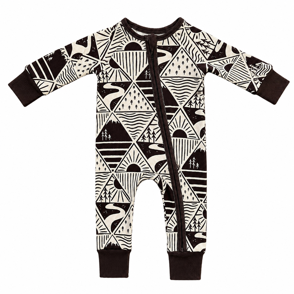 Brown Mountain - Ribbed Bamboo Zippy — shop and try on with AI characters