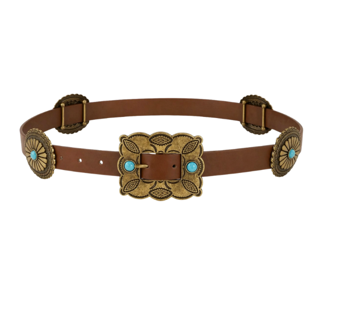 Sedona Belt in Brown — shop and try on with AI characters