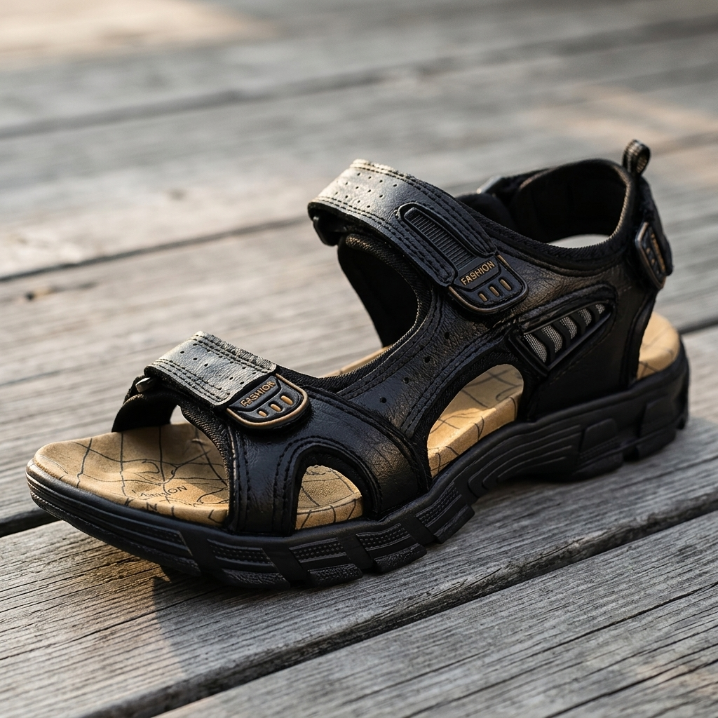 Jules Adjustable Walking Sandal — shop and try on with AI characters