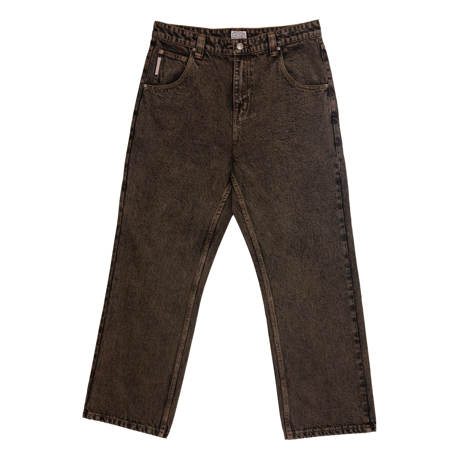 Hoddle Routine Straight Cut Jean Brown — shop and try on with AI characters