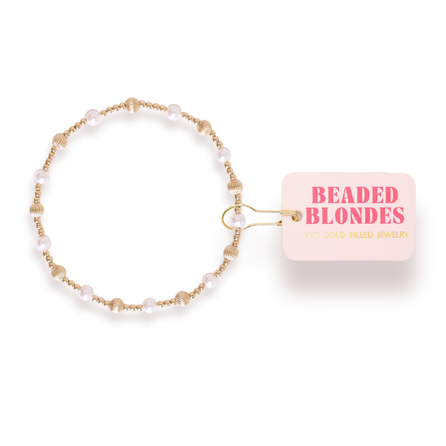 Palmer Fluted Bracelet in Pearl — shop and try on with AI characters