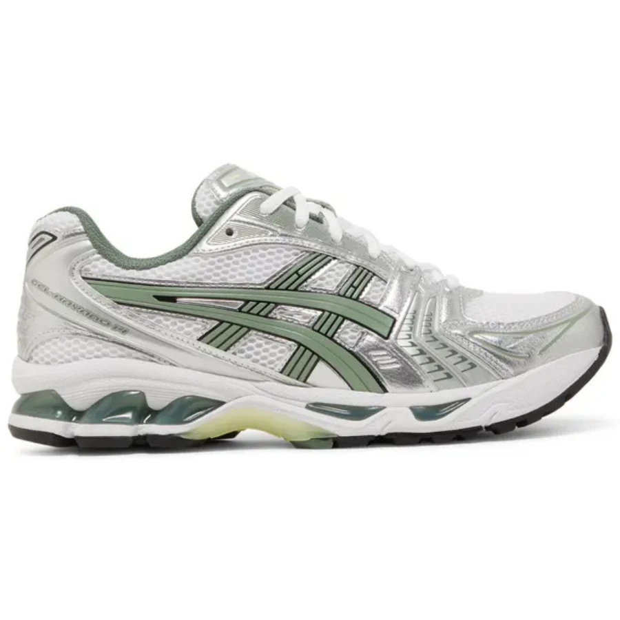 ASICS - Gel Kayano 14 Pure Silver Slate Grey — shop and try on with AI characters