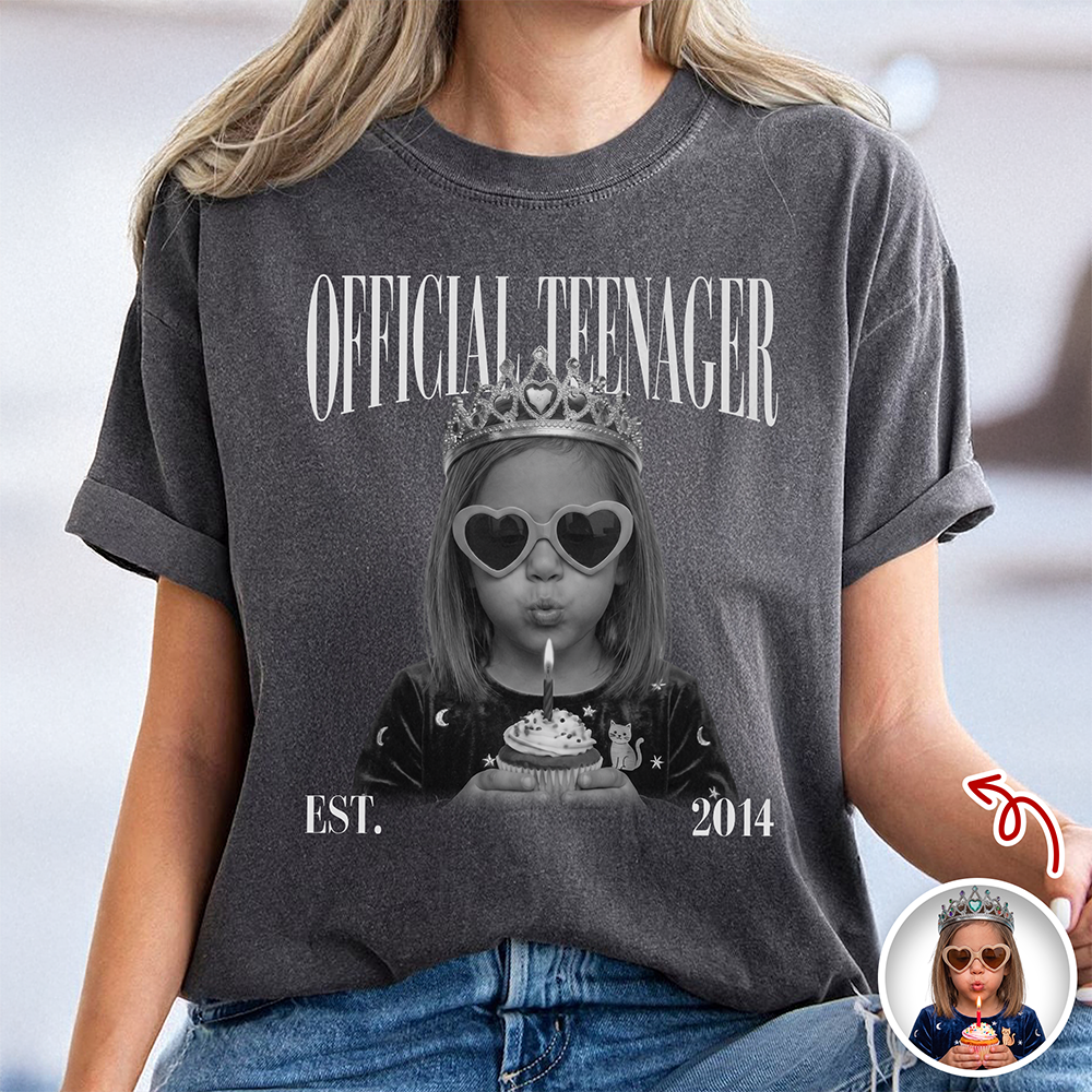 Custom Photo Official Teenager Comfort Shirt Youth Gift, Birthday Gift LM32 669765 — shop and try on with AI characters