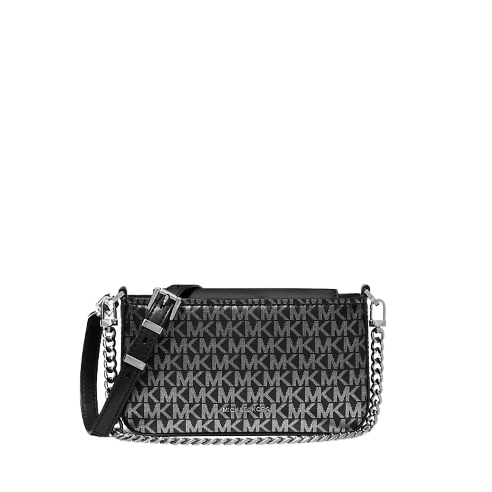 Michael Kors Bryant Small Metallic Signature Logo Convertible Pochette | Lebanon — shop and try on with AI characters