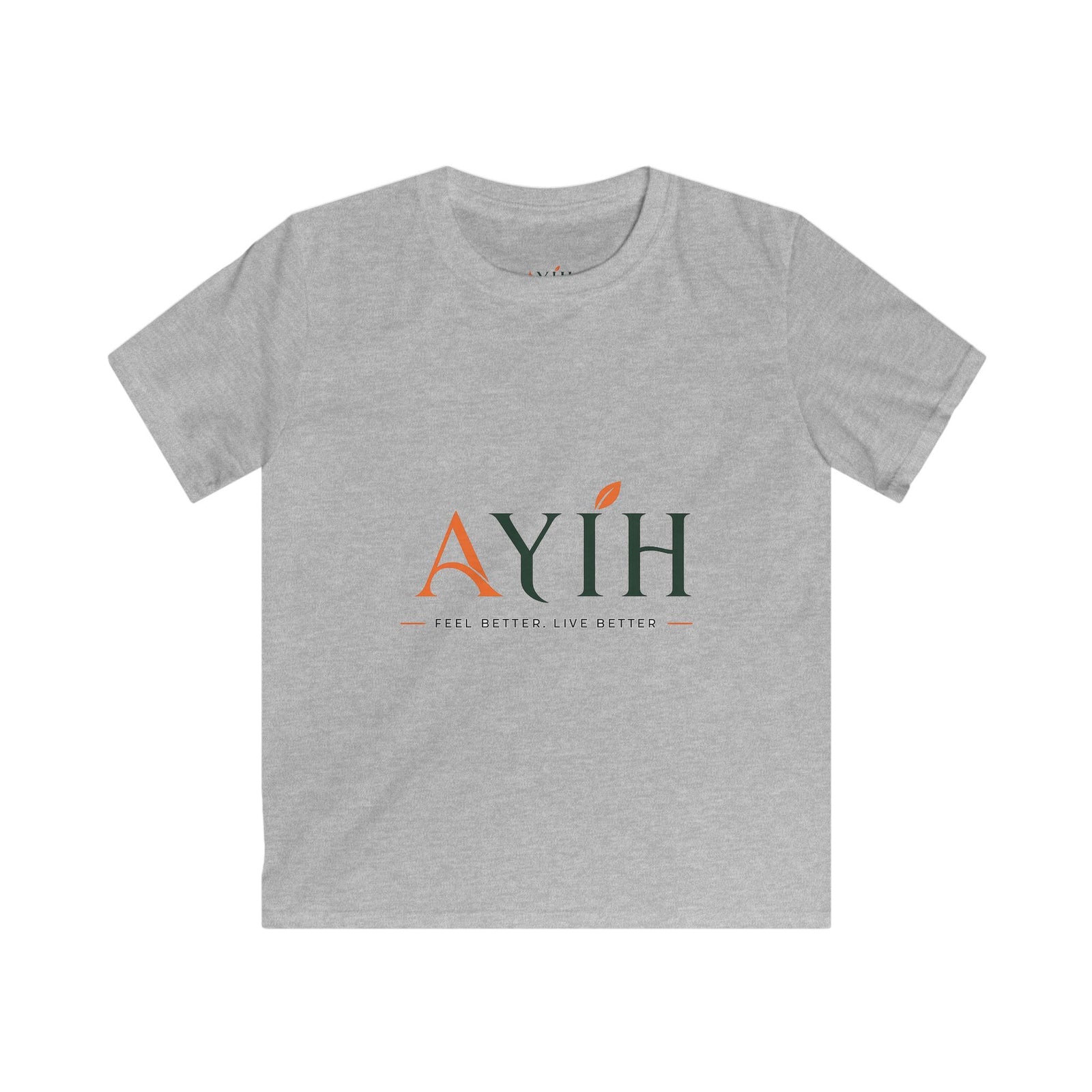 Kids Tee — AYIH Logo Shirt (Feel Better, Live Better) — shop and try on with AI characters