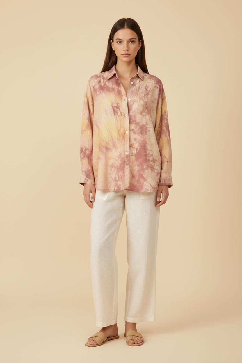 Shirt “Circles” — shop and try on with AI characters