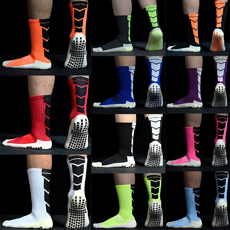 Non-Slip Soccer Grip Socks with Towel Bottom for Enhanced Performance and Stability in Sports — shop and try on with AI characters