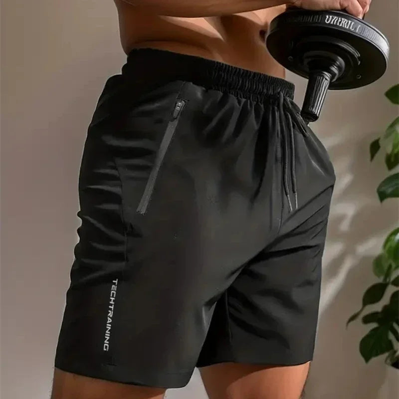 Men’s Quick Dry Gym Running Shorts Breathable Drawstring Workout Shorts — shop and try on with AI characters