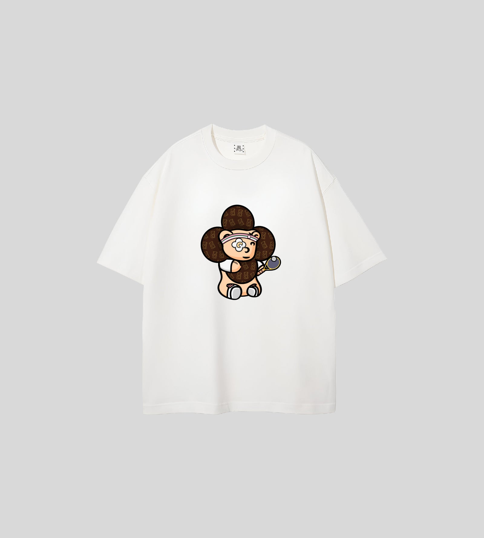 ViviTennis Bear Tee — shop and try on with AI characters