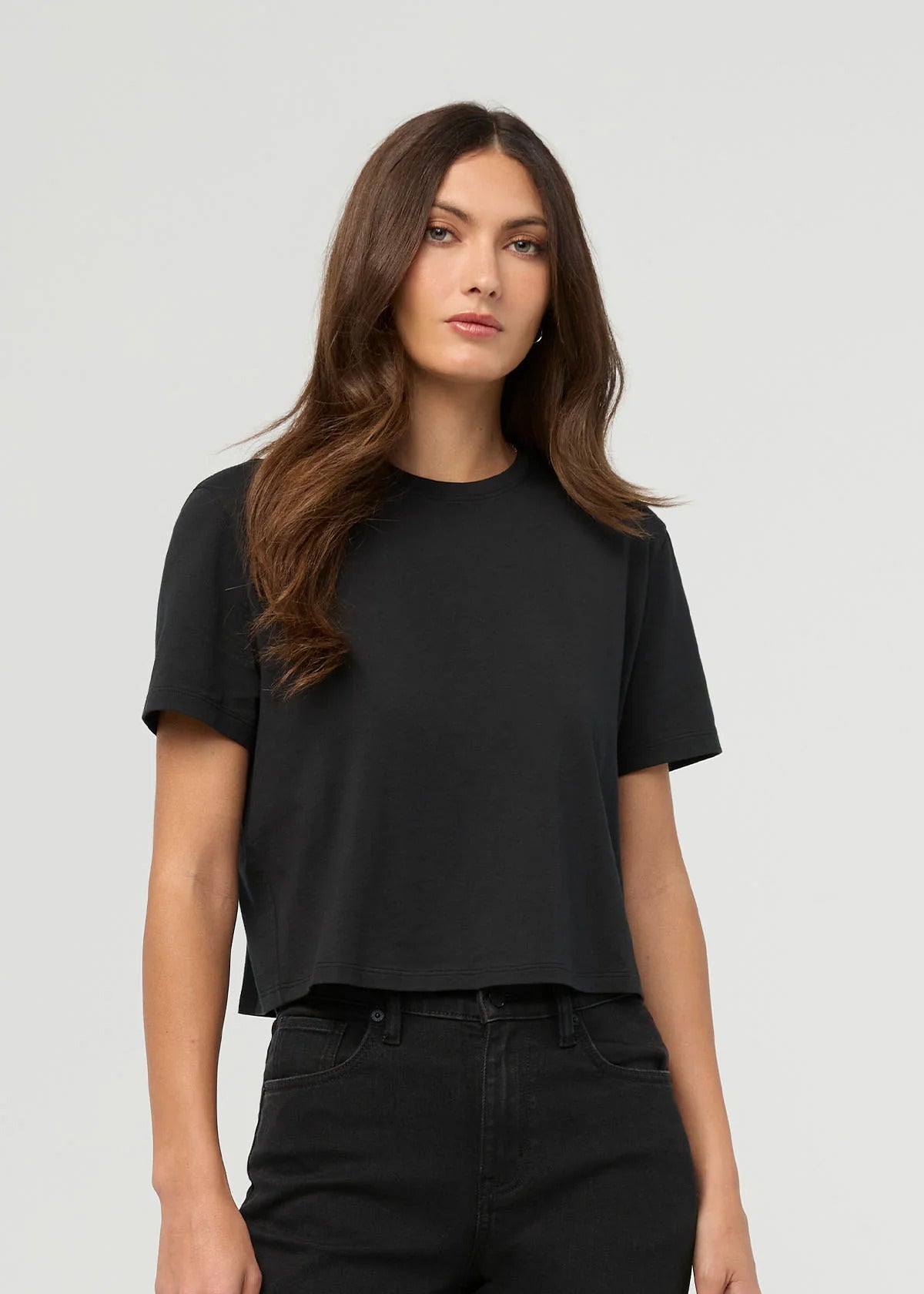 Pima Boxy Tee — shop and try on with AI characters