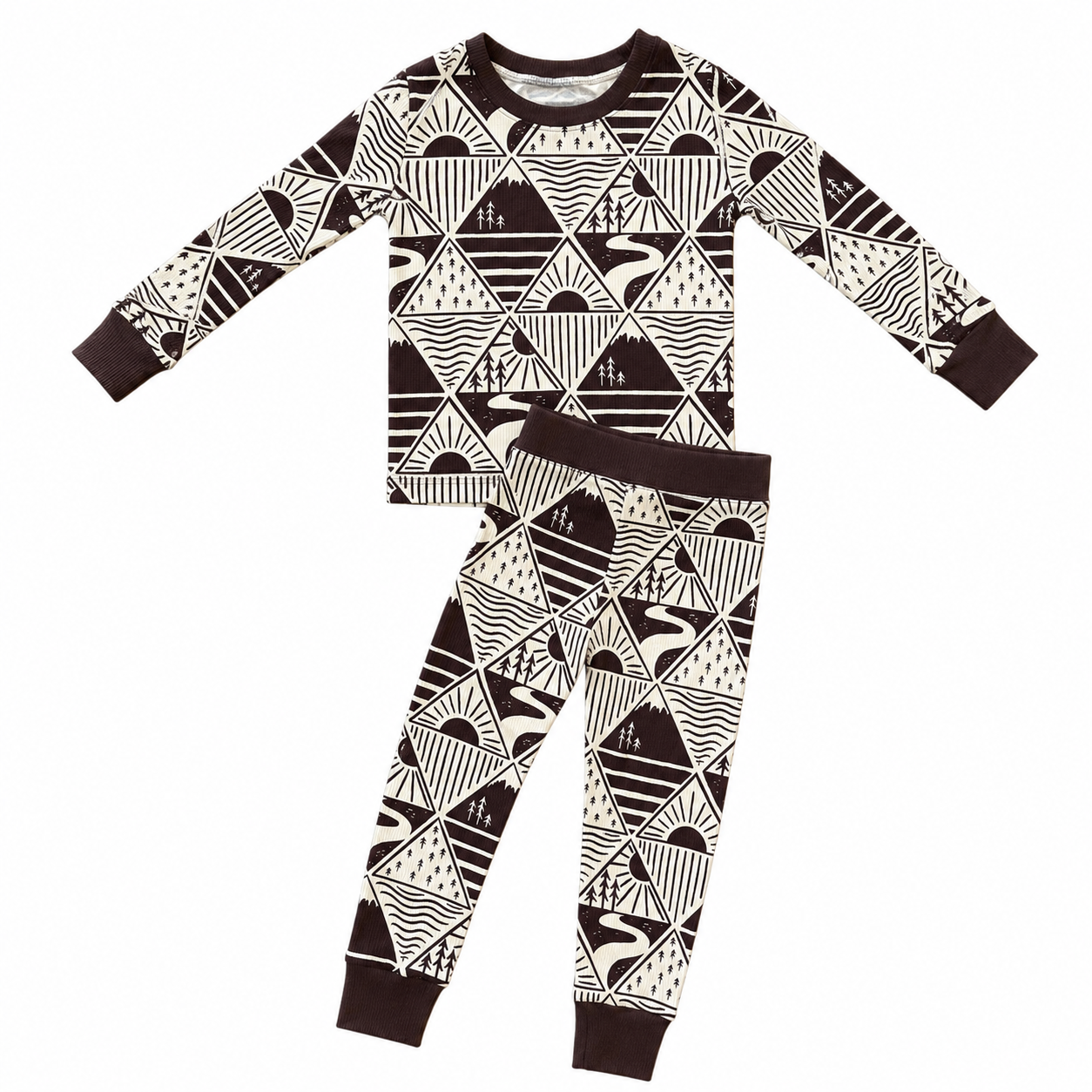Brown Mountain - 2 Piece Ribbed Bamboo PJ (Copy) — shop and try on with AI characters