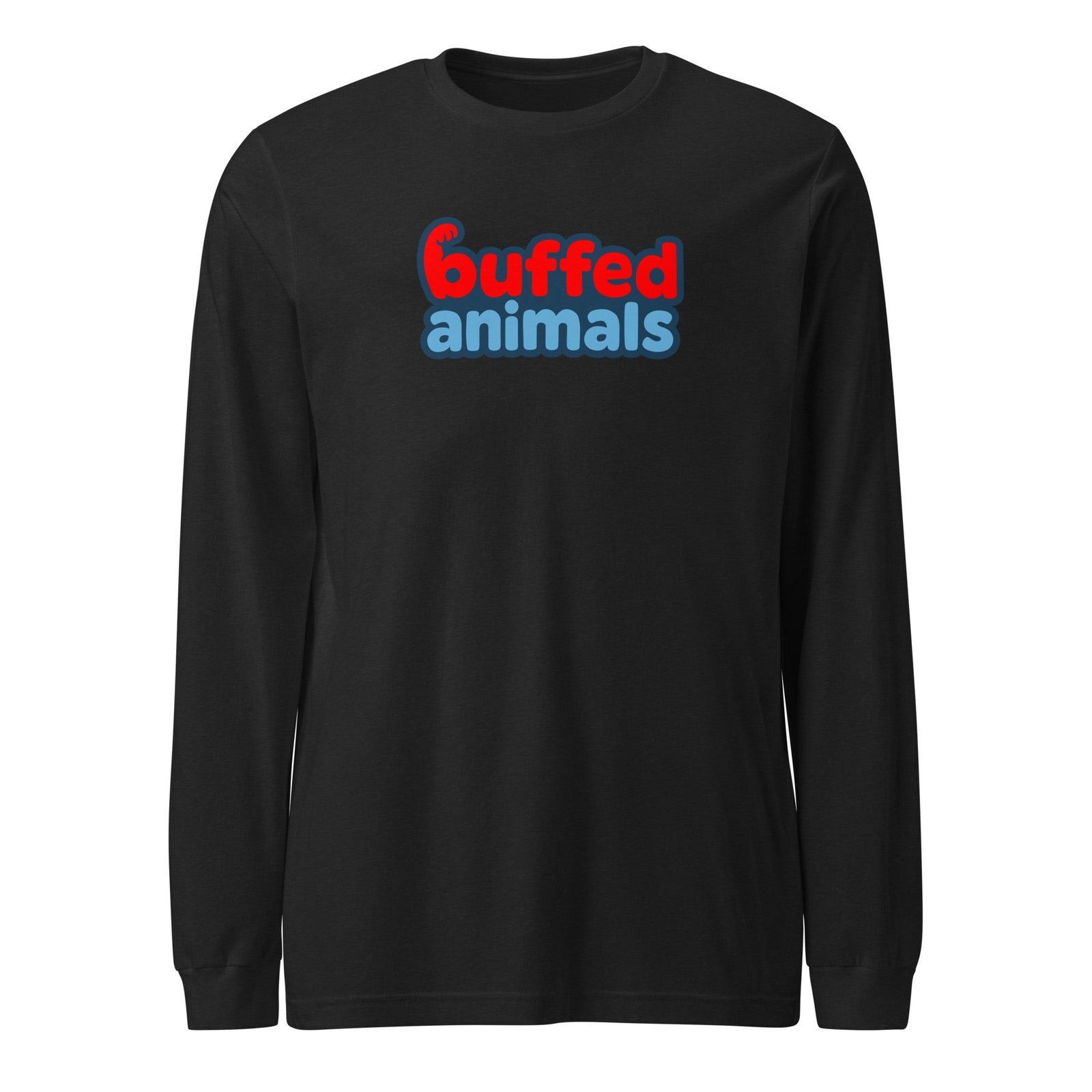 Buffed Animals Logo Long Sleeve Tee — shop and try on with AI characters