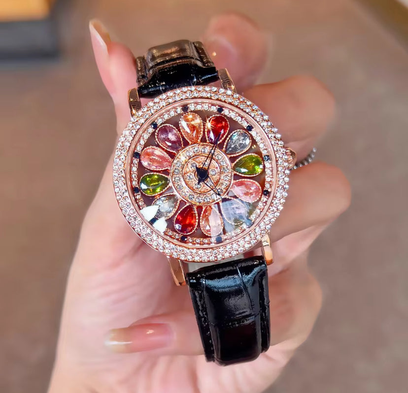 Spinning Diamanté Watch — shop and try on with AI characters