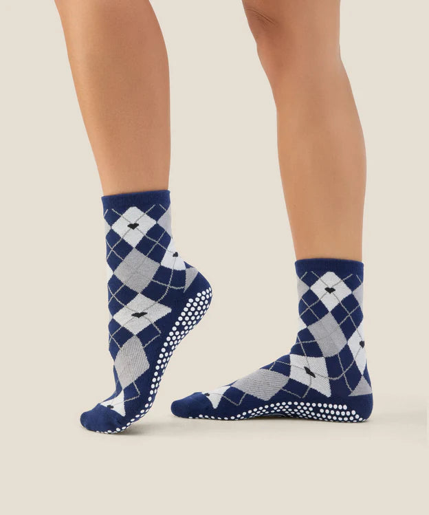 Crew Grip Socks | Argyle Navy — shop and try on with AI characters
