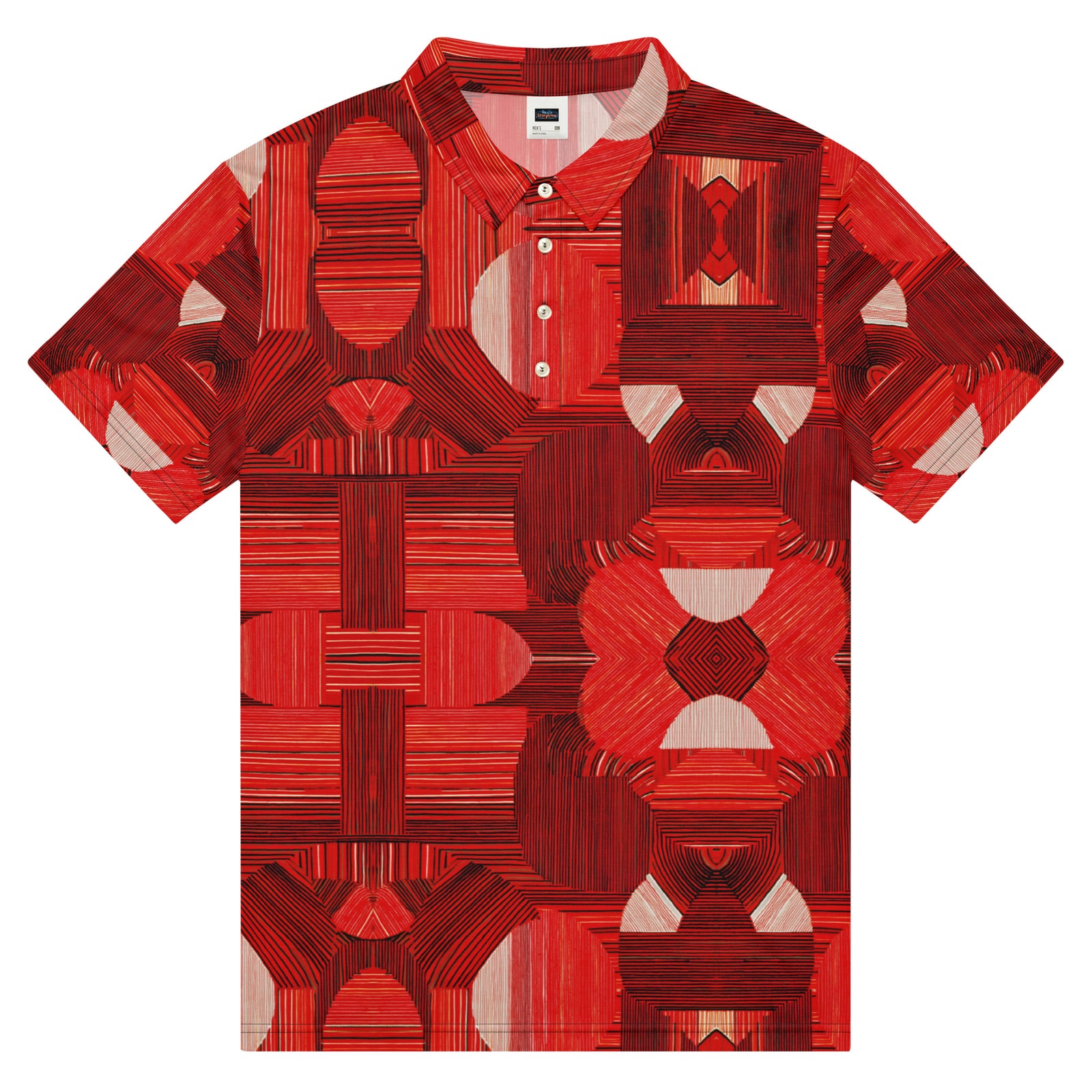 Vermelhos - Men’s slim fit polo — shop and try on with AI characters