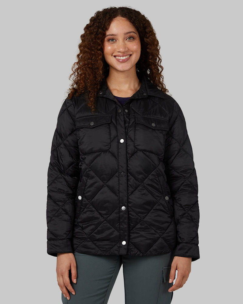 WOMEN'S LIGHTWEIGHT PACKABLE SHIRT JACKET — shop and try on with AI characters