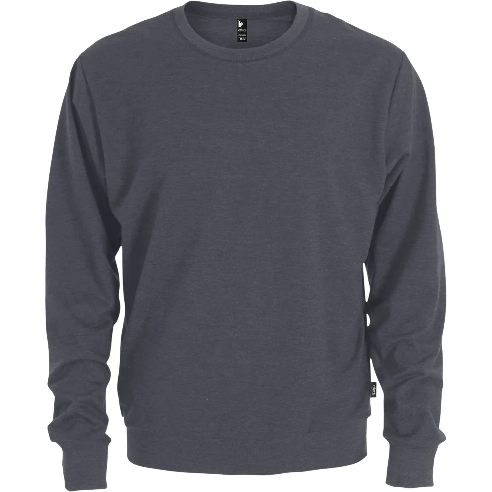 Chandail manche longue «crewneck» personnalisable fait au Québec — shop and try on with AI characters