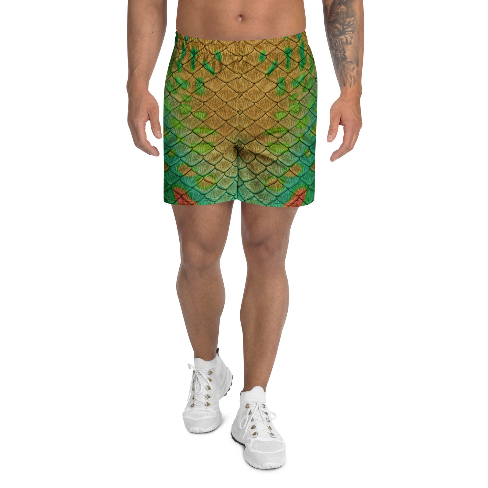 Pumpkinseed Athletic Shorts — shop and try on with AI characters
