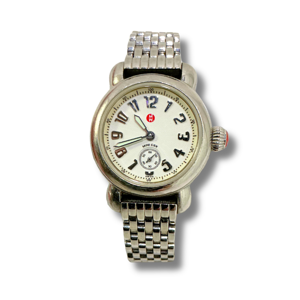 Michele Mini CSX Watch — shop and try on with AI characters