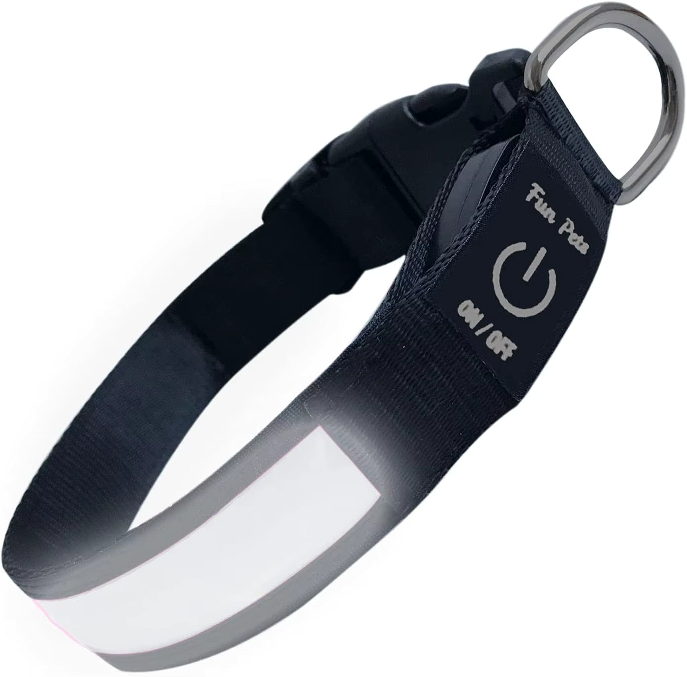 USB Rechargeable LED Dog Collar | High Visibility Night Safety Collar — shop and try on with AI characters