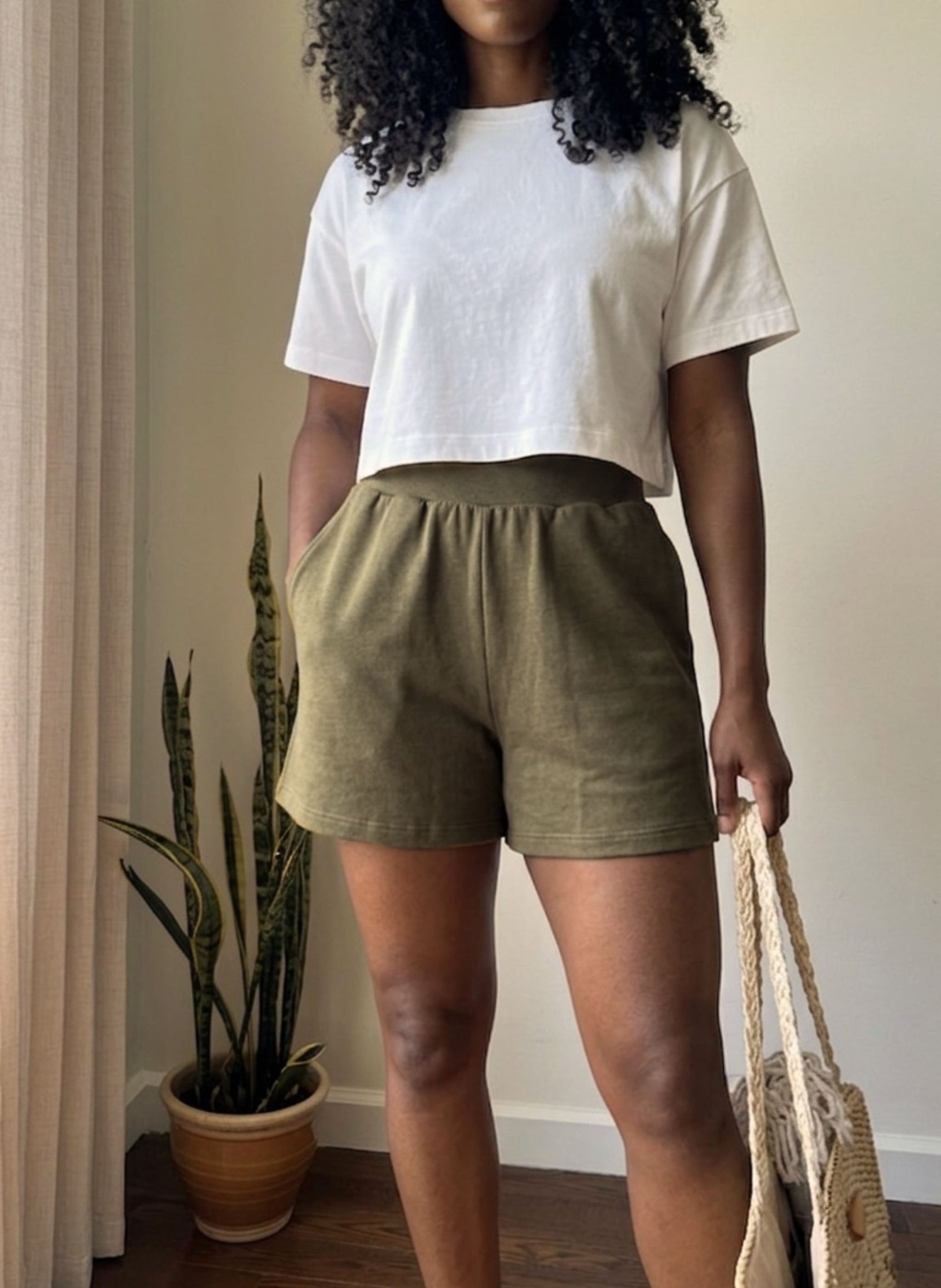 The Comfort Shorts — shop and try on with AI characters