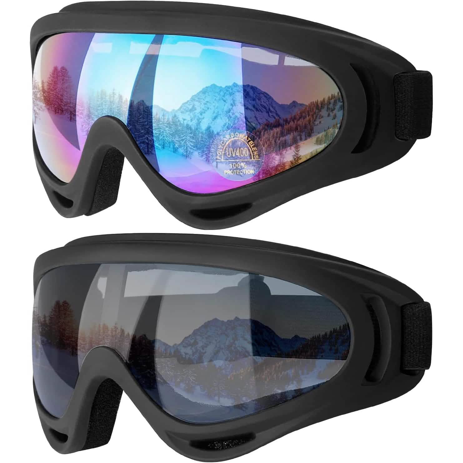2-Pack: Anti-Scratch Dustproof Sports Goggles — shop and try on with AI characters