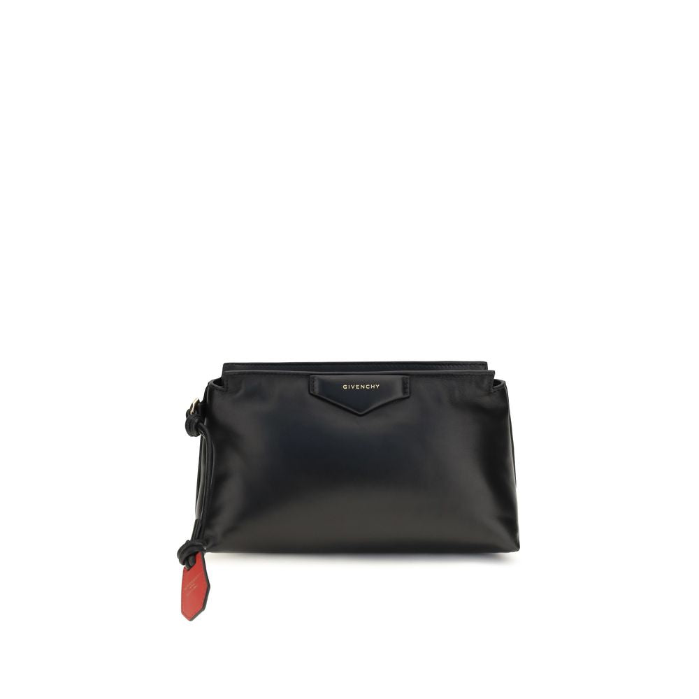 Givenchy Black Lamb Ovis Aries Clutch Bag — shop and try on with AI characters